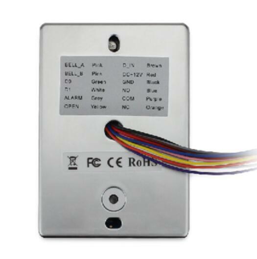 Metallo In Lega di Zinco Tastiera di Controllo di Accesso Autonomo Retroilluminazione con ID tag opzionale