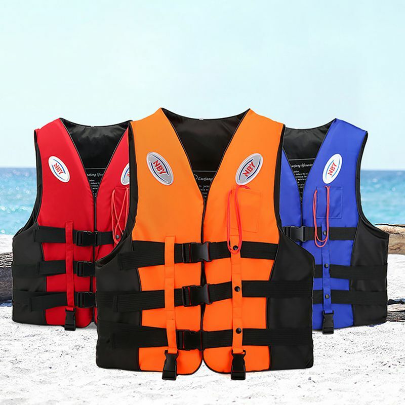 Chaleco salvavidas para adultos y niños, traje de supervivencia para conducción Universal, con tubería, para natación y entrenamiento