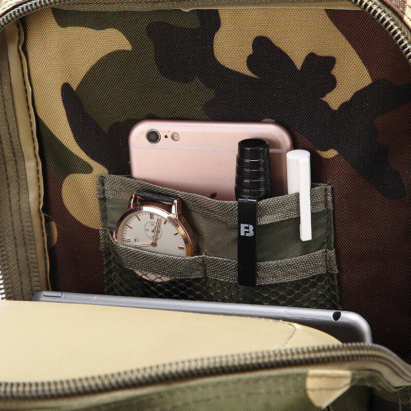Мужская Спортивная дорожная военная сумка, 25 л, Многофункциональный водонепроницаемый рюкзак для походов и кемпинга-40