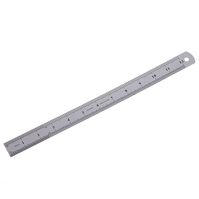 Régua de aço inoxidável medir a função métrica 30cm 12 Polegada