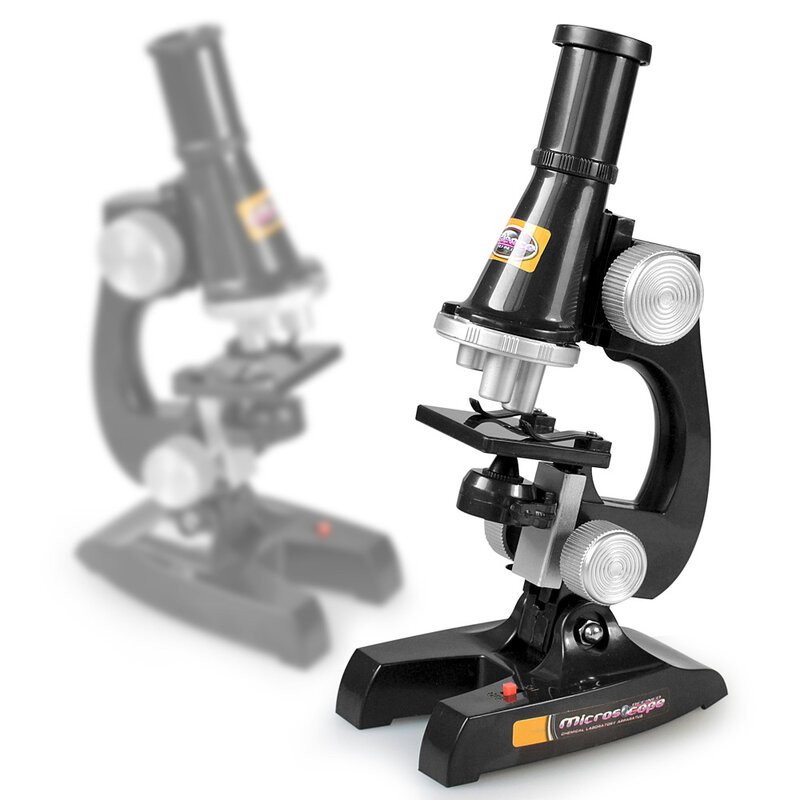 Mini zoom microscópio de biologia 1200x para crianças estudantes ciência kits experimento microscópio óptico brinquedos presentes criança cientista