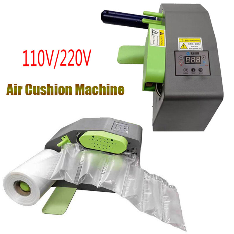 Máquina de amortiguación de película de envoltura de burbujas, máquina de cojín de aire, rollo de bolsa de burbujas, película de embalaje, relleno automático, bolsa de almohada de aire