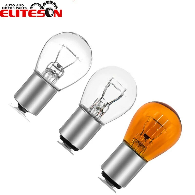 Eliteson-bombillas de señal de giro de coche, luces de freno de 21W, 12V, luz de parada automática, giro inverso, BAY15D 1157 1156 BA15S, S25, 2 uds.