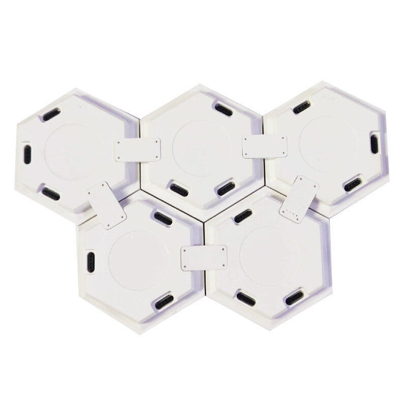 USB Touch pilot kolorowe LED Honeycomb Quantum Hexagon kinkiet Sensitive sypialnia salon DIY Decor kinkiety
