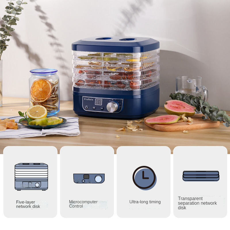 Frunuts-Máquina secadora de alimentos, deshidratador de alimentos, frutas, verduras, carne y Mascotas