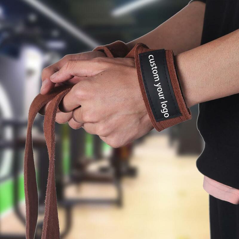 HEHE Top Qualität Harbinger Padded Leder Lifting Straps armband für aktivität OEM Individuelles Logo 2020 Neue Design Fitness