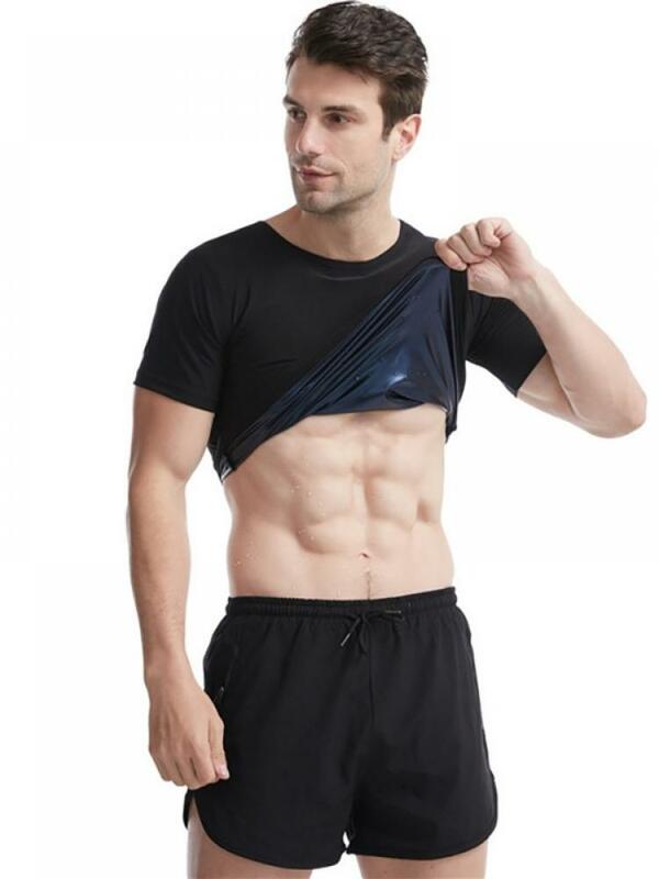 Men'S New Outdoor Sports Breathable And Quick-Drying Short-Sleeved Fitness Shirt Body-Sculpting Sports T-Shirt