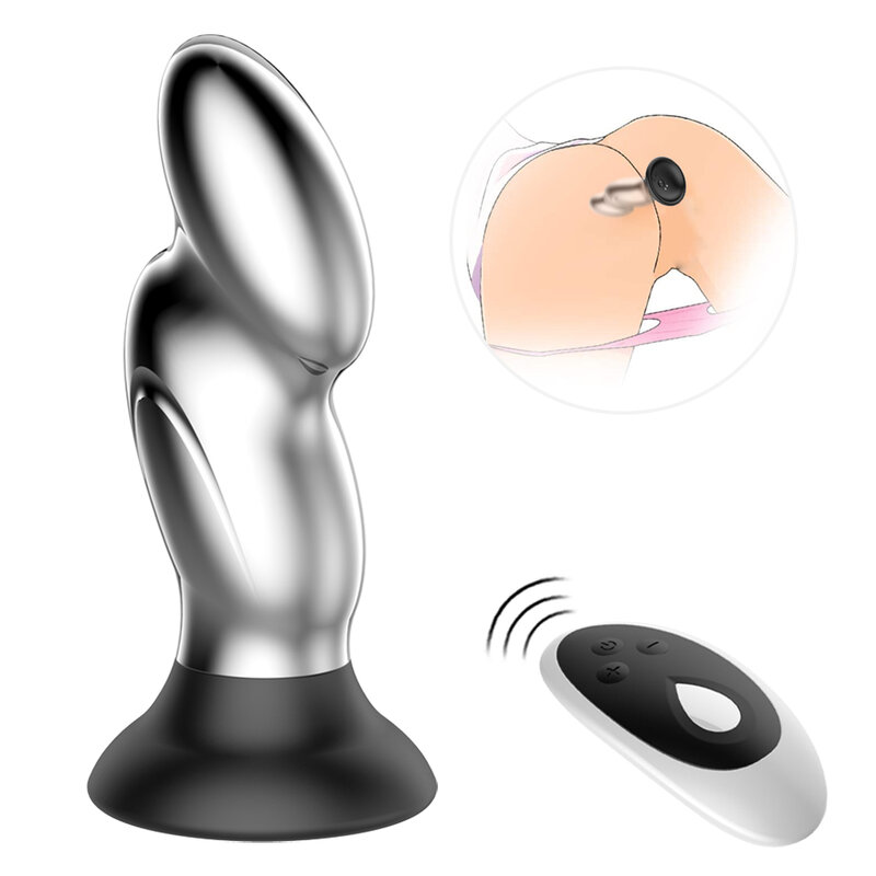 Plug anale in metallo prodotti del sesso anale massaggiatore della prostata uomo donna masturbazione coppia adulta giocattoli vibratori Dildo Vibratore orgasmo