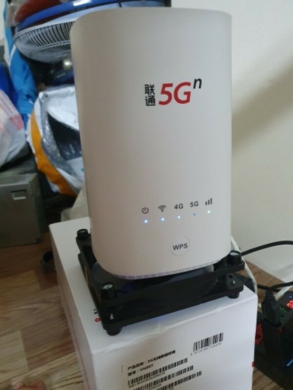 Original China Unicom 5G CPE VN007 2.3Gbps Wireless CPE 5G NSA/SA NR n1/n3/n8/n20/n21/n77/n78/n79 4G LTE Band1/3/8