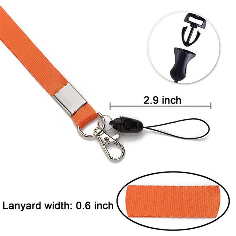 Unisex Work Card Holders With Lanyard PU Bank Card Name Credit Card Holders Card Bus ID Holders Identity Badge With Neck Strap