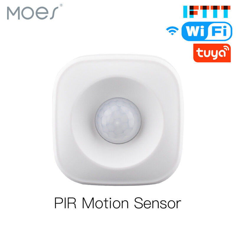 Détecteur de mouvement intelligent WiFi PIR, application Tuya Smart Life, système d'alarme de contrôle intelligent, capteur de mouvement corporel, fonctionne avec IFTTT