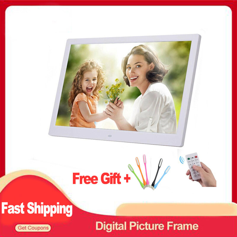 10.1" HD Digital Photo Frame Picture Mult-Media Player  MP3 MP4  Alarm Clock For Gift
