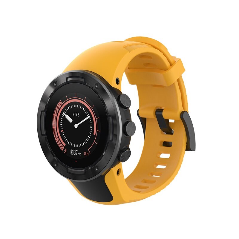 Ремешок силиконовый для смарт-часов Suunto 5, спортивный сменный силиконовый браслет для уличных часов, аксессуары для наручных часов