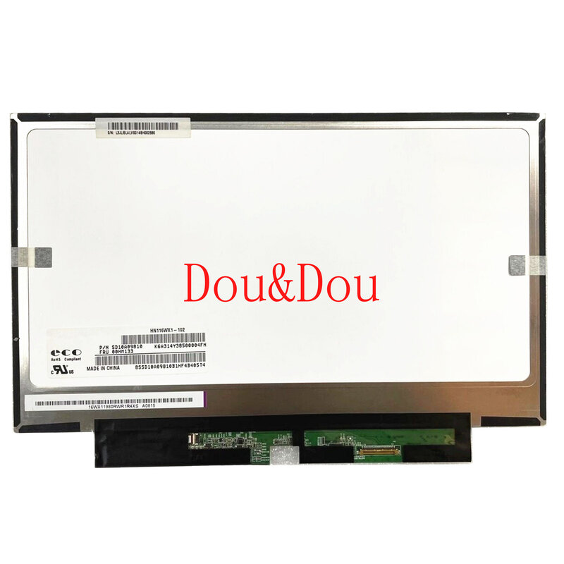 Panneau d'écran LCD pour ordinateur portable, HN116WX1-102 adapté à LP116WH6-SPA1, 11.6 pouces, 1366x768 EDP, 30 broches