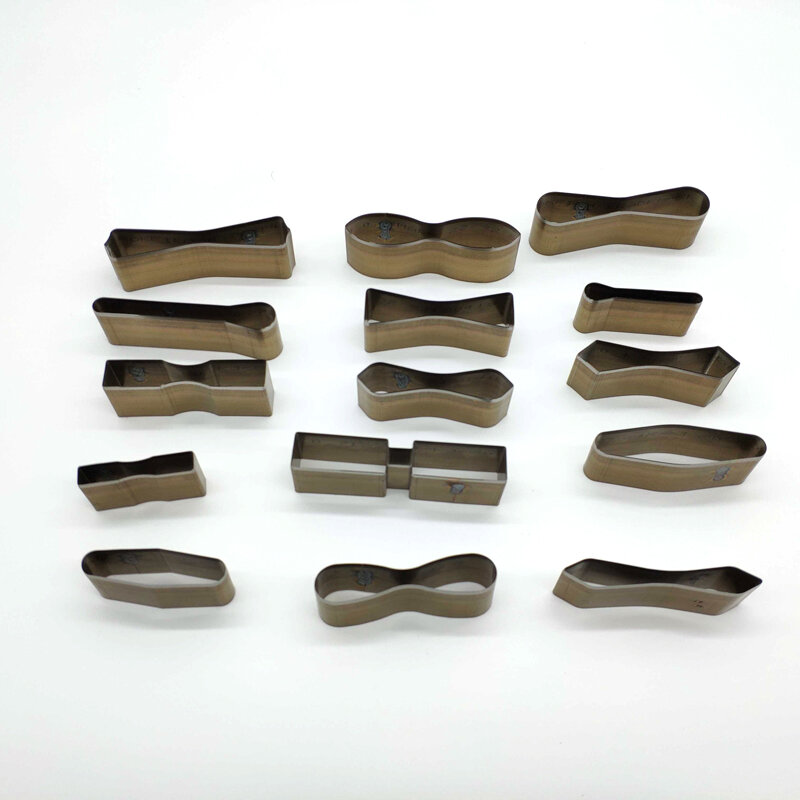 Lâmina de couro de aço japonesa, corte diy artesanato de couro 5 # zíper slier puxar, faca de corte, conjunto de ferramentas de molde, 15 peças