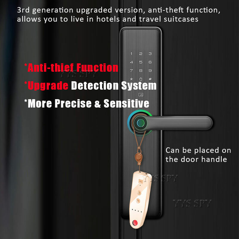 Mini 3nd Generation Anti-Spy Camera Detector Mirror Metal RF Signal Travel Finder Anti-thief for GSM GPS Bug Wireless Hidden Cam