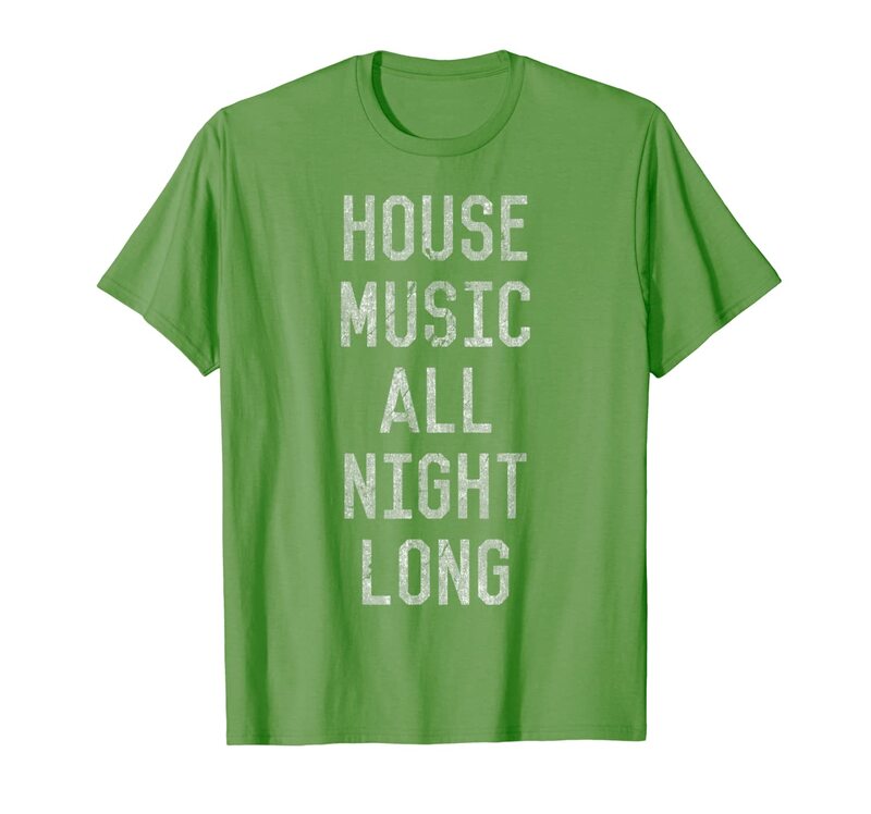 Camiseta a música da casa toda a noite