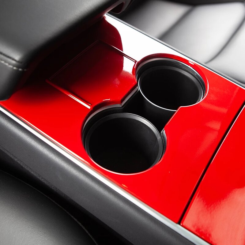 Pegatina de Panel de Control Central para coche Tesla modelo 3, modelo Y, accesorios, película protectora de estilo Interior de coche, ABS, modelo tres
