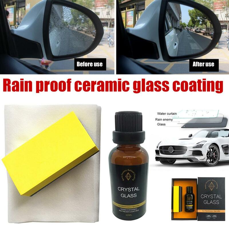 Recubrimiento de vidrio súper hidrofóbico para coche, recubrimiento hidrófobo líquido de Nano cerámica, resistente al agua