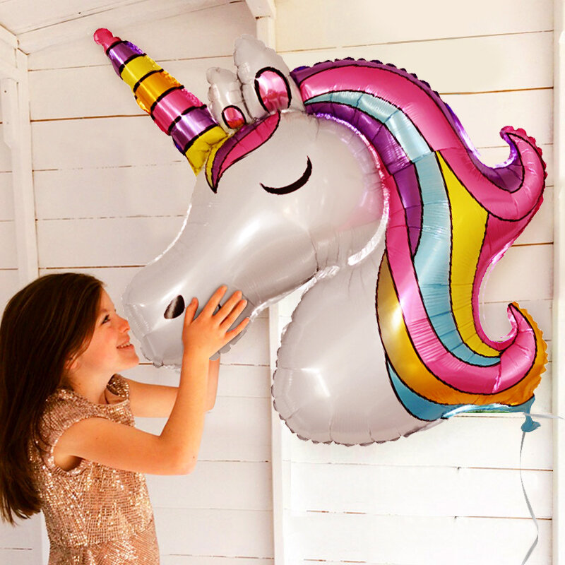 Ballons en latex à l'hélium en feuille d'aluminium pour enfants, décorations de fête d'anniversaire, baby shower