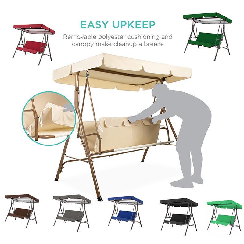 Copertura per sedia a dondolo sedile per sedia a dondolo da giardino per esterni e copertura superiore tendalino parasole