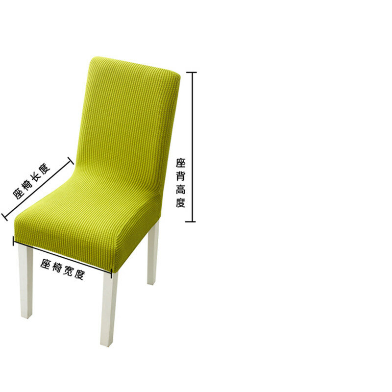 Funda elástica moderna para silla de Navidad, cubierta de asiento antisuciedad extraíble, elástica, E028