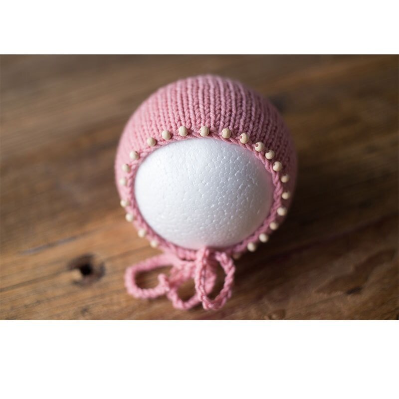 Adereços para fotografia de bebês, chapéu tricotado para recém-nascidos, para estúdio fotográfico