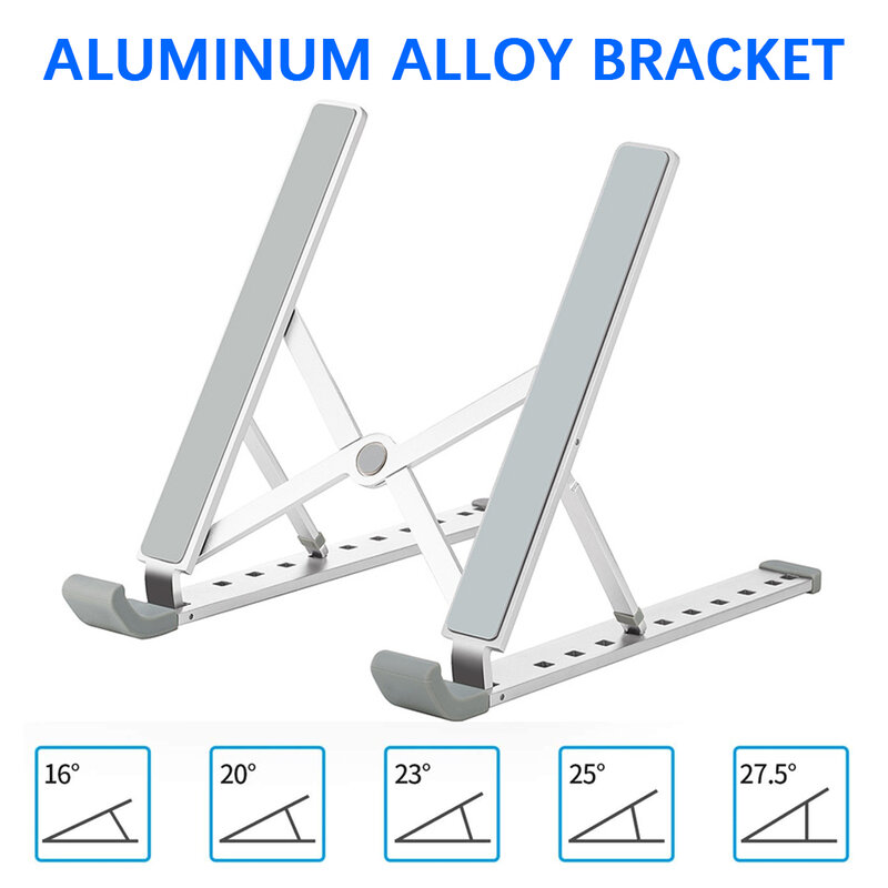 Support pliable en aluminium pour ordinateur Portable Macb, Base de Support de Table de bureau réglable
