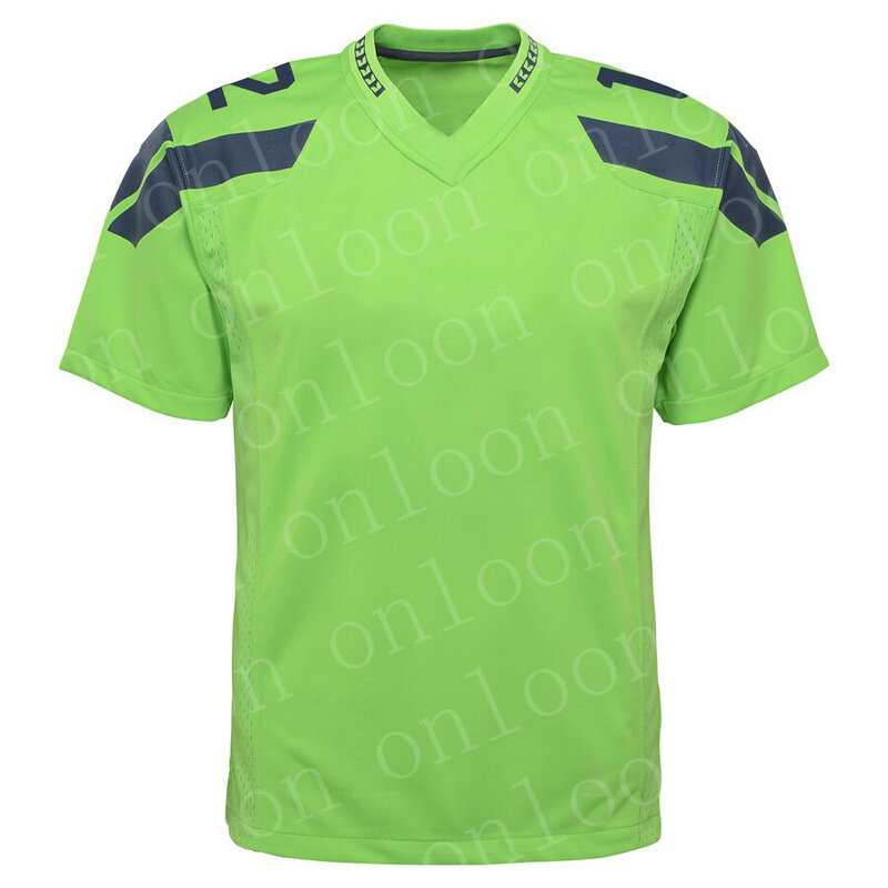 Camisa de ponto personalizada para homens, camiseta masculina de futebol americano, camisetas para metzerner, lockett, interfone