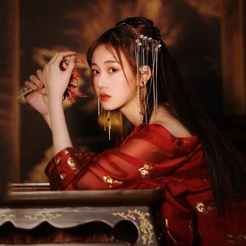 2021韓服ドレスフォークダンス衣装中国の伝統的な国民妖精の衣装古代漢王朝の王女のステージ衣装SL1719