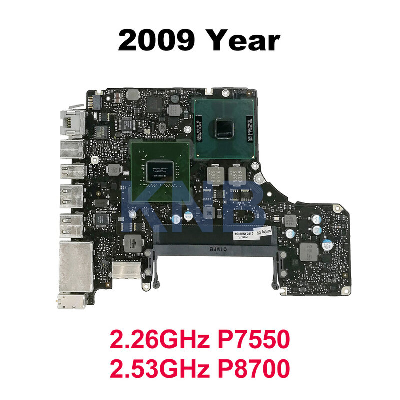Placa mãe original a1278 para macbook pro, placa lógica testada de 13 polegadas, 2008 2009 2010 2011 2012