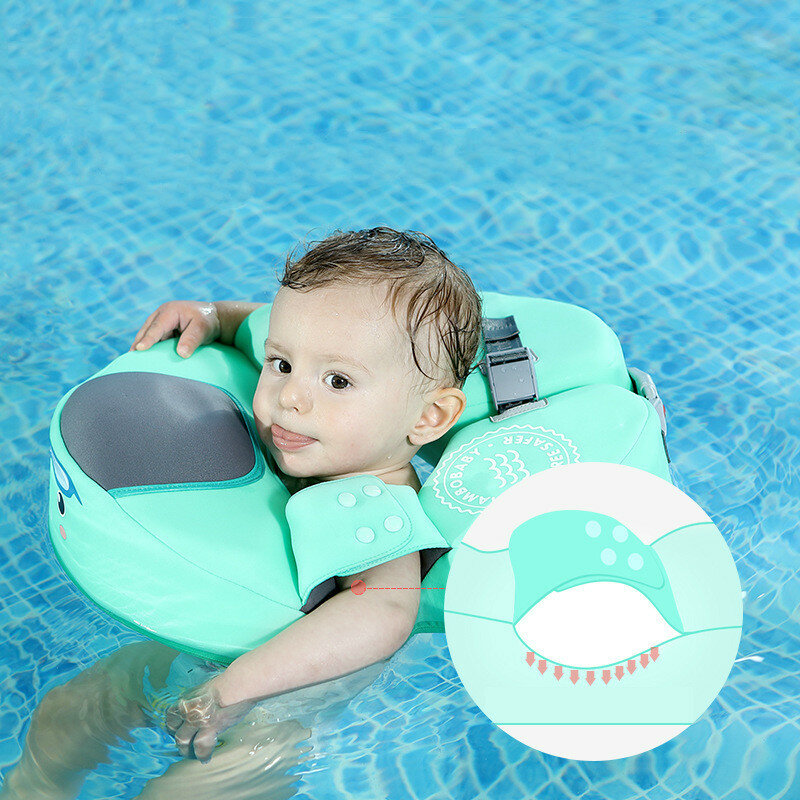 Однотонный ненадувной поплавок для младенцев, кольцо для плавания, игрушки для бассейна, тренировочные Игрушки для мальчиков и девочек 6-24 м...