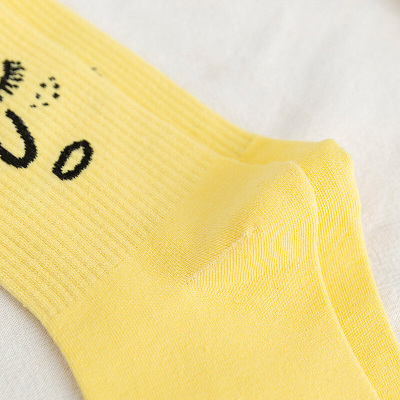 Instime – chaussettes unisexes, 100 coton, 1 paire, Harajuku, Kawaii, taille 35-42