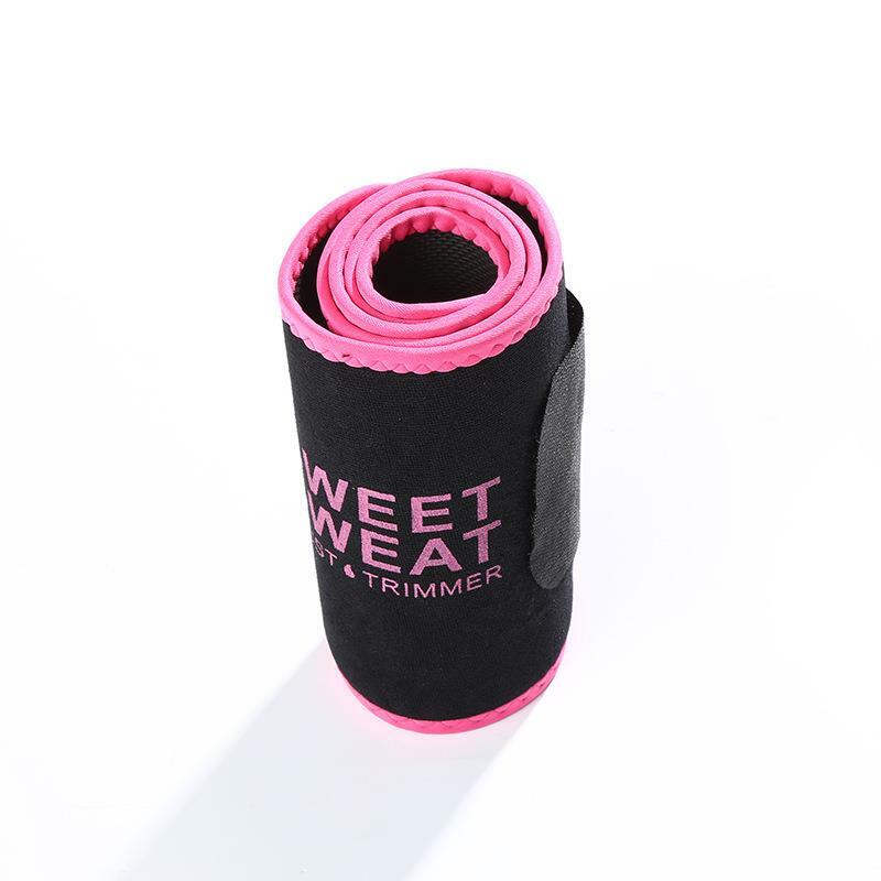 Pink Sweet Women Tummy Waist Cincher Sweat Belt Trainer Hot  Body Shaper Slim