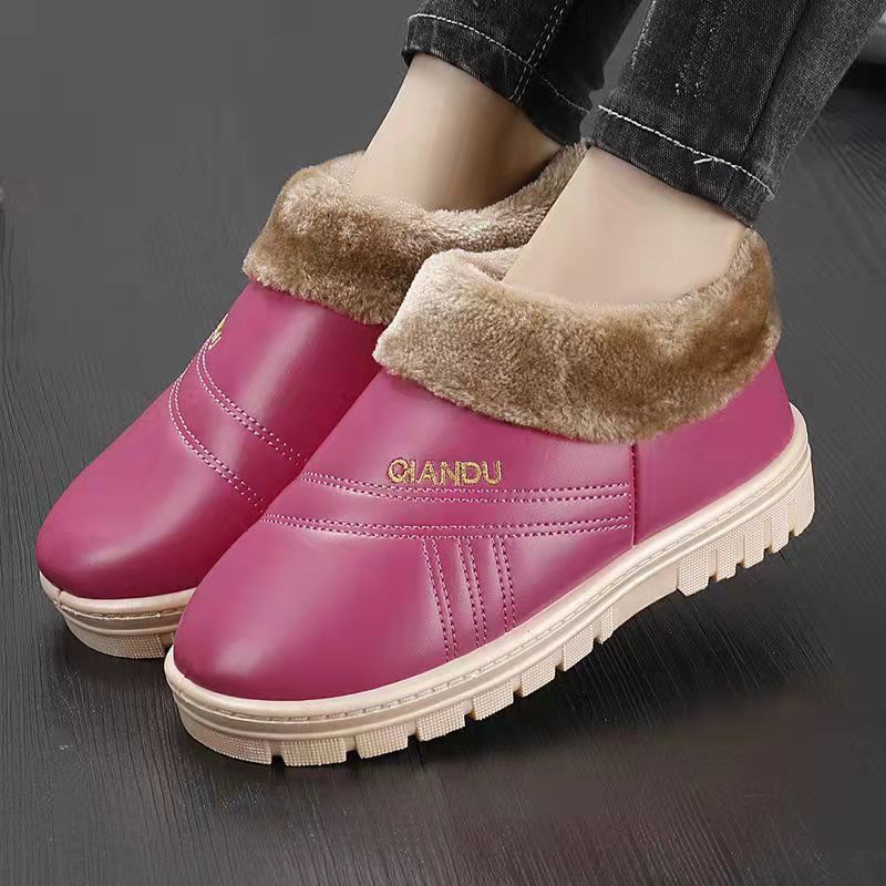 Winter Cotton Slippers Women's Cotton Bag Thick-soled Shoes Plus Velvet Indoor Cotton Shoes Men's Shoes Non-slip Cotton Slippers