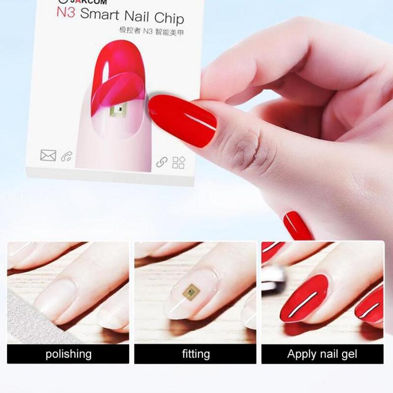 Smart Nail Chip N3 Smart Nail Chip Soft Skin-Friendly Flexible Smart Nail Sticker Built In Chip Smart Devices Smart Accessories