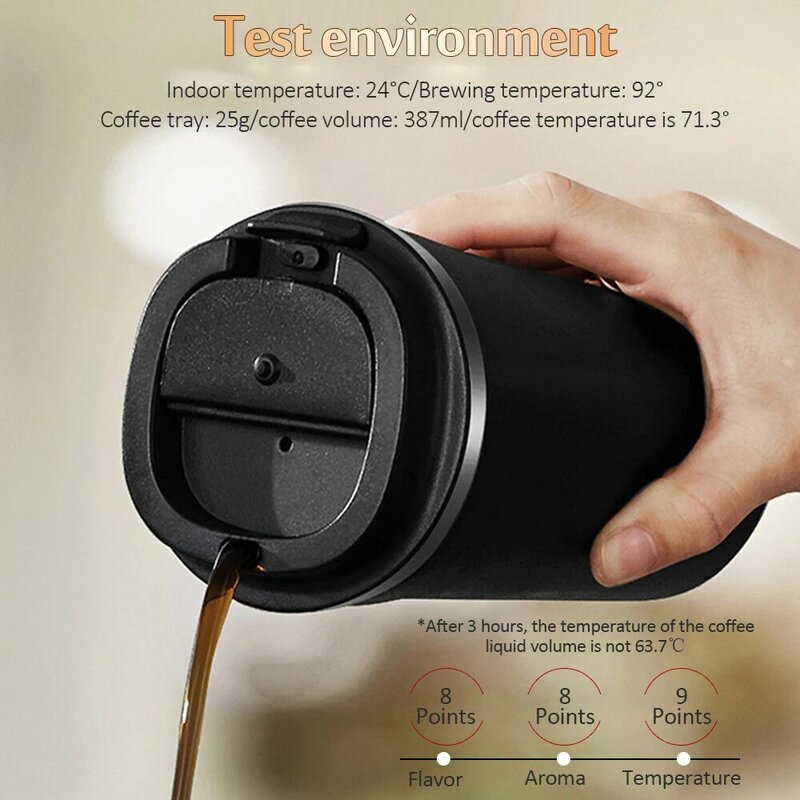 510/380ml tazza da caffè tazza da viaggio bottiglia calore freddo mantenere isolamento boccetta sottovuoto tazza diritta creativo quotidiano tazza portatile Set da caffè