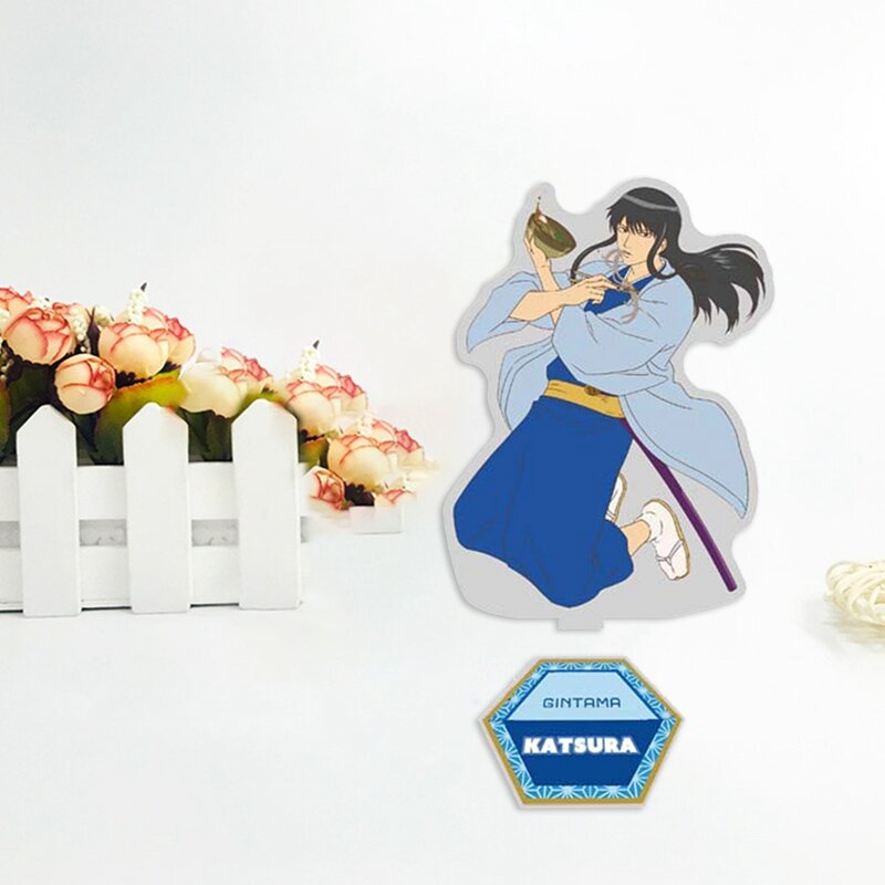 Anime Gintama Desktop Stand Decoratie Gintama Sakata Gintoki Japanse Anime Acryl Stand Action Figure Stand Ornament Gift