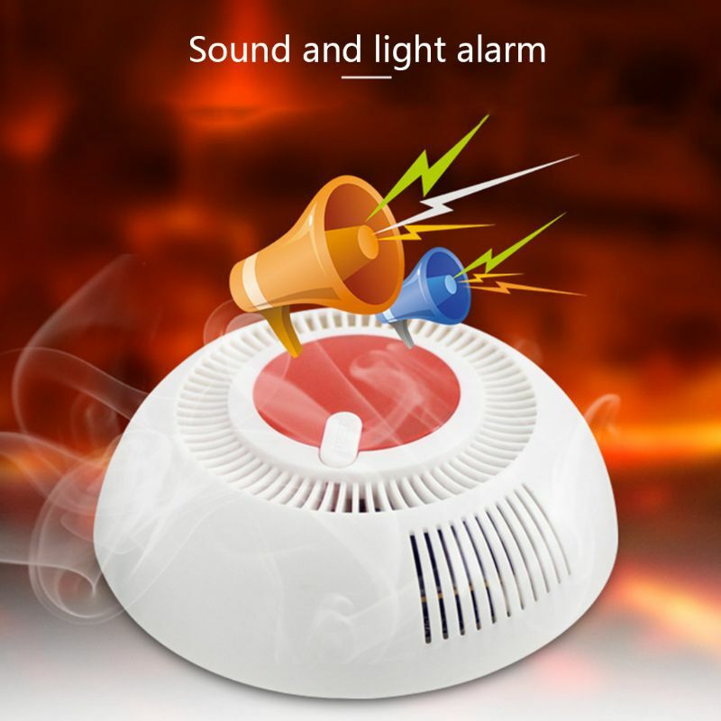 Quality Independent Smoke Alarm Fireproof Detector Internal Security Wireless Warning Smoke Detector Sensor Fire Equipment