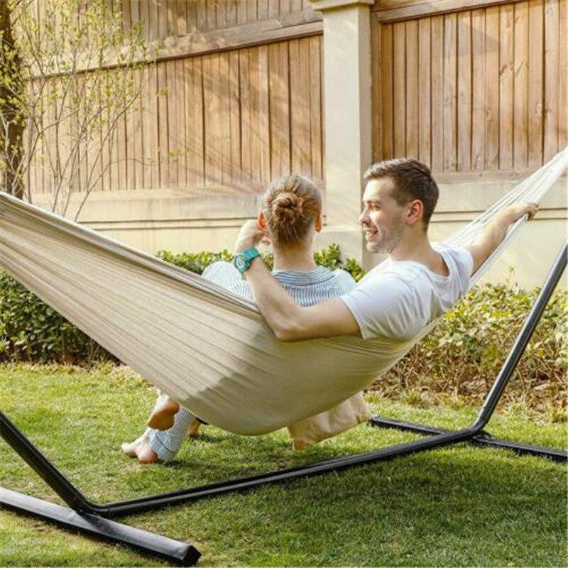 Hanging Hammock Indoor Travel Outdoor Camping Home Bedroom Hammock Lazy Chair Swing Chair Thick Canvas Portable Hammocks