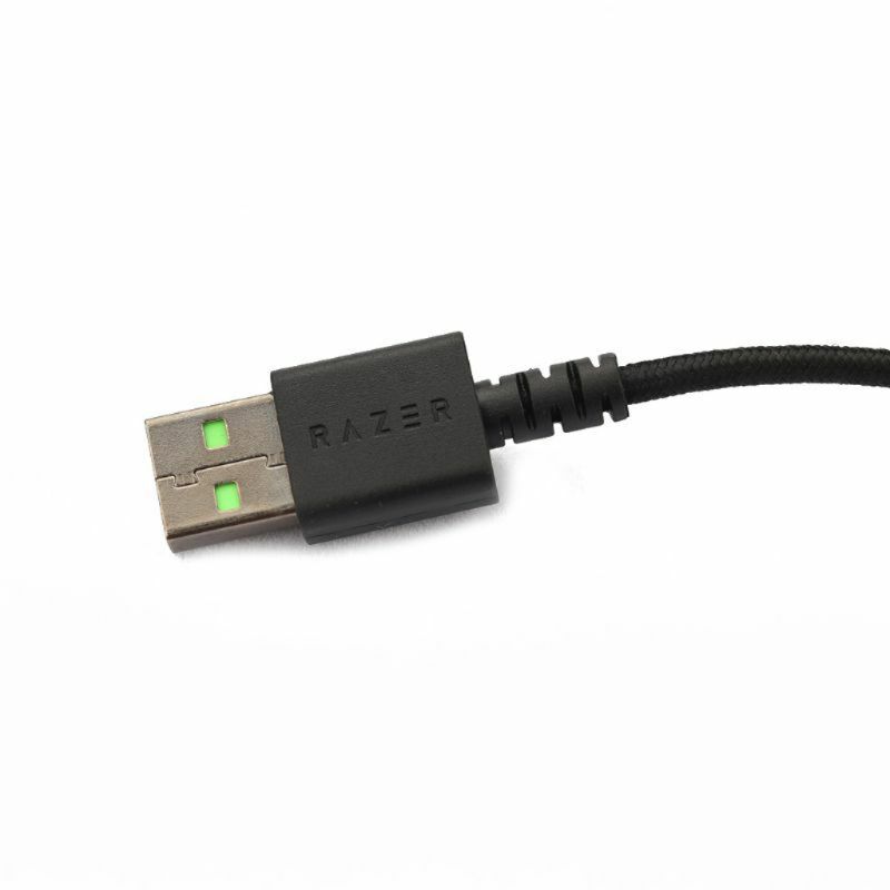 Línea de ratón con Cable USB trenzada de nailon duradero para ratón inalámbrico Razer Mamba