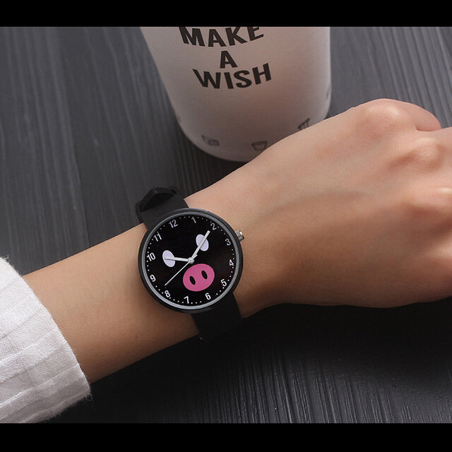 Śliczna świnka zegarek prezent urodzinowy dla dzieci cyfrowe elektroniczne wodoodporne zegarki dla dzieci dziecko świąteczne prezenty dla dzieci zegarki sportowe