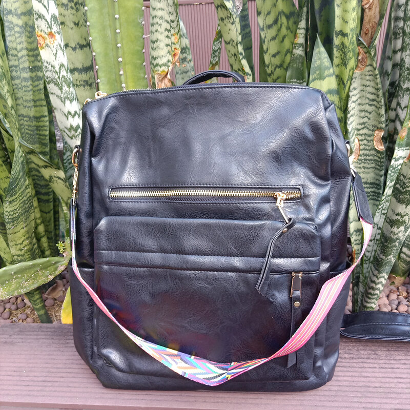 Moda feminina mochilas contraste feminino mochila designer anti-roubo sacos de escola meninas grande capacidade sacos de viagem