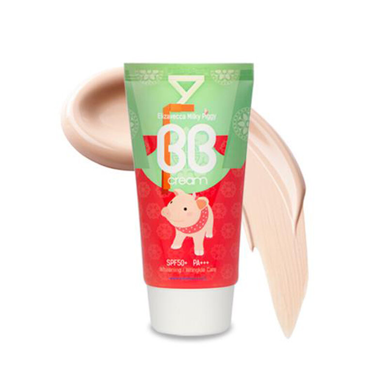 Elizavecca leitoso piggy bb creme 50ml 3 em um bb creme clareamento protetor solar hidratante maquiagem cc creme original koreancosmetics