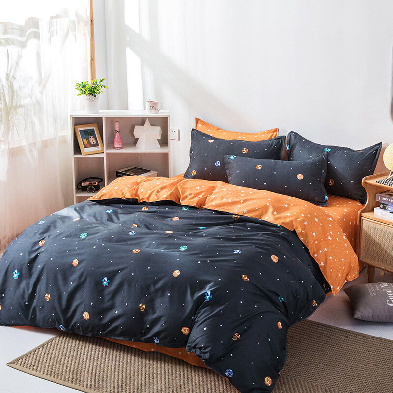 寝具セットクリスマスガールボーイ子供のベッドカバーセット布団カバー大人の子供のベッドシーツ枕カバー布団