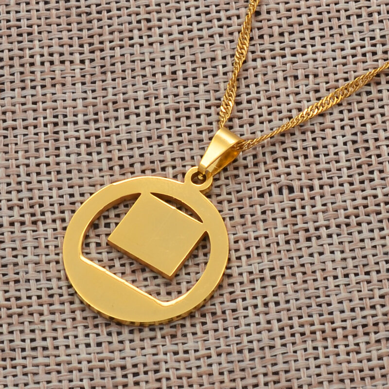 Ожерелья-подвески с именем Anniyo, ювелирные изделия на заказ с датой рождения и табличкой с именем #108921