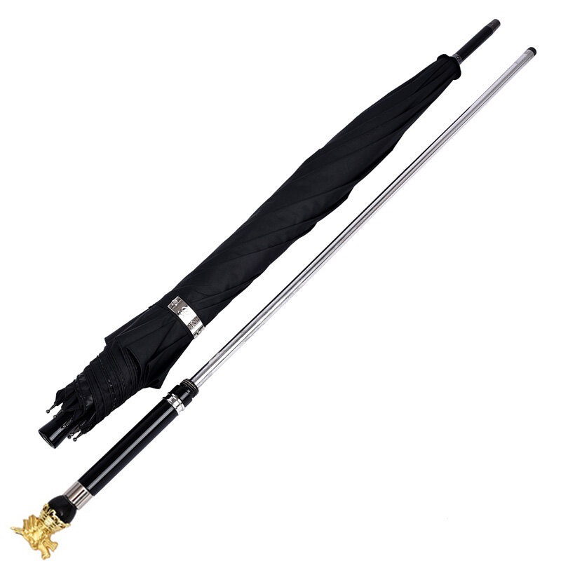 Samurai Schwert Regenschirm Winddicht Große Geschenk Für Mann Im Freien Katana Luxus Regenschirm Designer Guarda Chuva Haushalts Waren