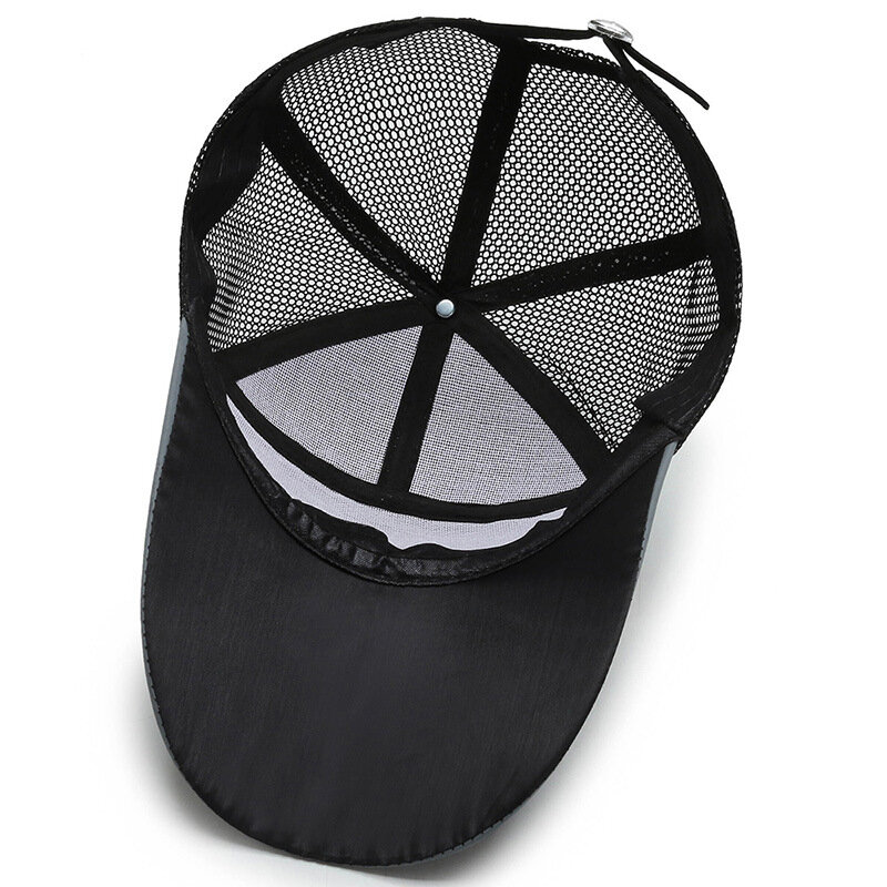 Mesh Back czapka typu Trucker oddychająca czapka sportowa wędkarstwo kolarstwo kapelusz wędkarski Quick Dry czapka z daszkiem czapka z daszkiem czapka przeciwsłoneczna