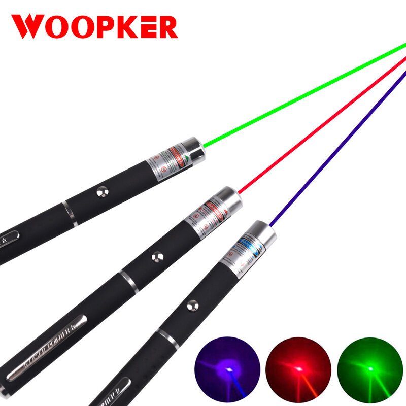 Grün Laser Pen 5mw 530nm 405nm 650nm Hohe Leistung Rote Laser-Pointer Anblick Leistungsstarke Lazer Stift für Büro Schule