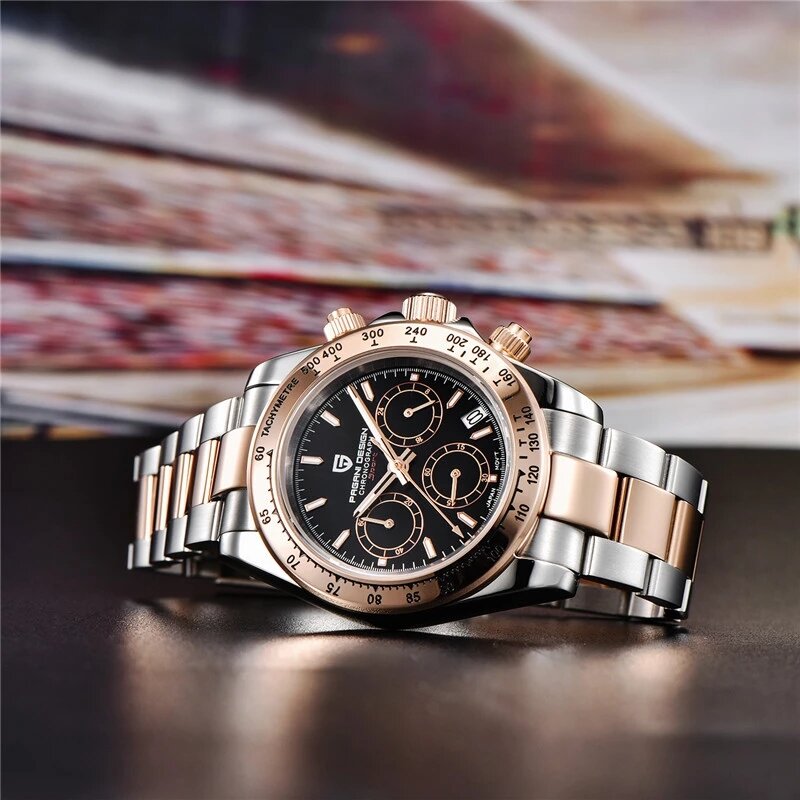 Pagani design-relógio de pulso de luxo, modelo masculino, quartzo, à prova d'água, marca de luxo